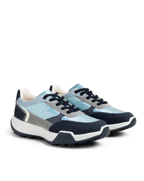 Tenis Multicolor Tira Plata 11